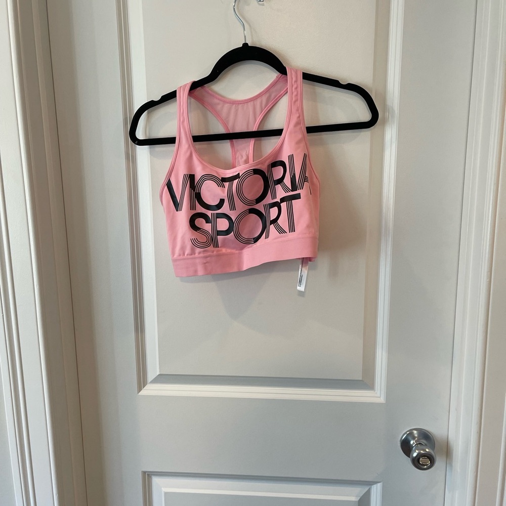 victoria secret sport pink mesh back sports bra women’s xl